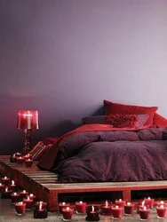 Romantik yataq otağı foto