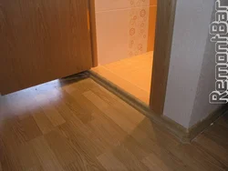 Bathroom doors with threshold photo