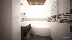 Жолақты плиткалар фото ванна