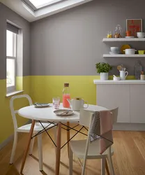 Painting the kitchen in two colors photo