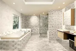Large size tiles for bathtub photo