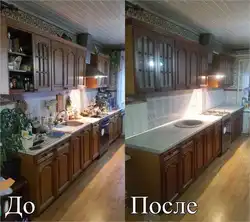 Поменять фасад кухни фото