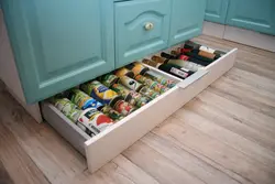 Photo Of A Kitchen With Drawers Below