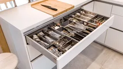Photo of a kitchen with drawers below