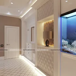 Hallway design with aquarium