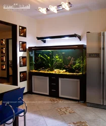 Hallway Design With Aquarium