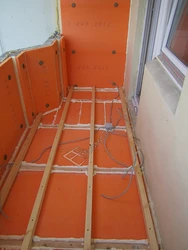 Do-it-yourself insulation of the loggia with penoplex photo