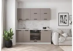 Color gray soft kitchen photo