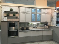Color gray soft kitchen photo