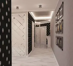 Photo design of an L-shaped hallway