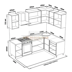 Corner Kitchen Design Projects With Dimensions