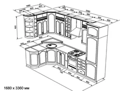 Corner Kitchen Design Projects With Dimensions