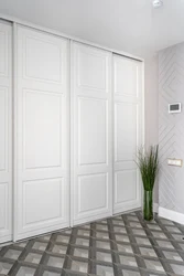 White Sliding Wardrobe Photo Hallway