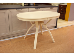Dining table for kitchen extendable oval photo