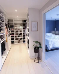 Bedroom Design With Window And Dressing Room