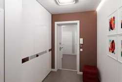 Hallway door design with mirror