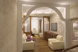 Photo Of Plasterboard Arches In The Hallway Of An Apartment