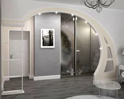 Photo Of Plasterboard Arches In The Hallway Of An Apartment