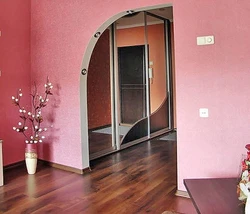 Фото арок из гипсокартона в прихожей в квартире
