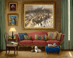Картины для гостиной в классическом стиле фото интерьера