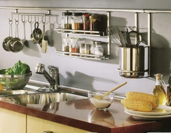 Kitchen interior with dishes