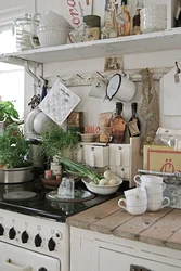 Kitchen interior with dishes