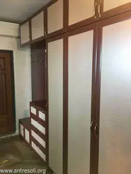 Wardrobe With A Hinged Mezzanine In The Hallway Photo