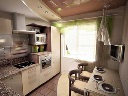 Photo of a kitchen in a two-room apartment