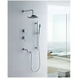 Shower stand for bath photo