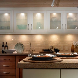 Светодиодные лампы на кухне фото
