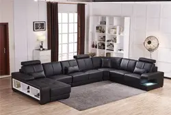 Large corner folding sofas for living room photo
