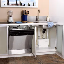 Посудомоечная машина под раковину на кухне фото