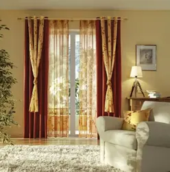 Curtains living room small design