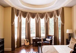 Эркерные окна в гостиной фото в современном стиле