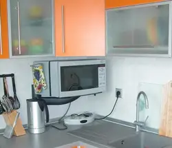Дизайн Микроволновки На Кухне На Стене