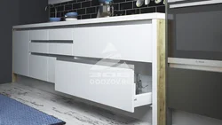 Integrated kitchen facade photo