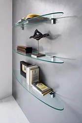 Glass Shelves Bath Photo