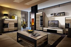 Modern living room walls stylish photos