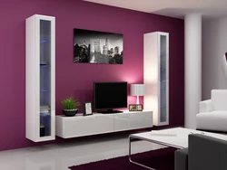 Modern living room walls stylish photos