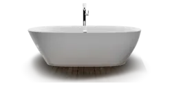 Photo of a bathroom on a white background