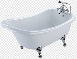 Фото ванной на белом фоне