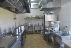 Photo of the school kitchen