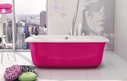 Colorful bathtubs photo