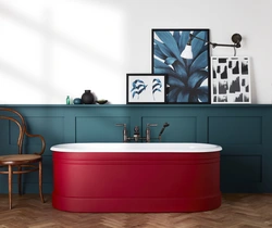 Colorful bathtubs photo