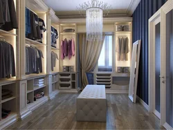 Dressing room with sofa design