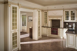 Corner Kitchens With Columns Photo