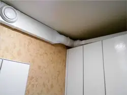 Ventilation Pipe In The Kitchen Photo