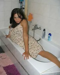 Girl from the bath photo