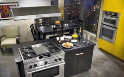 Kitchens with electric stove photo