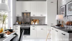 White kitchen in the interior reviews